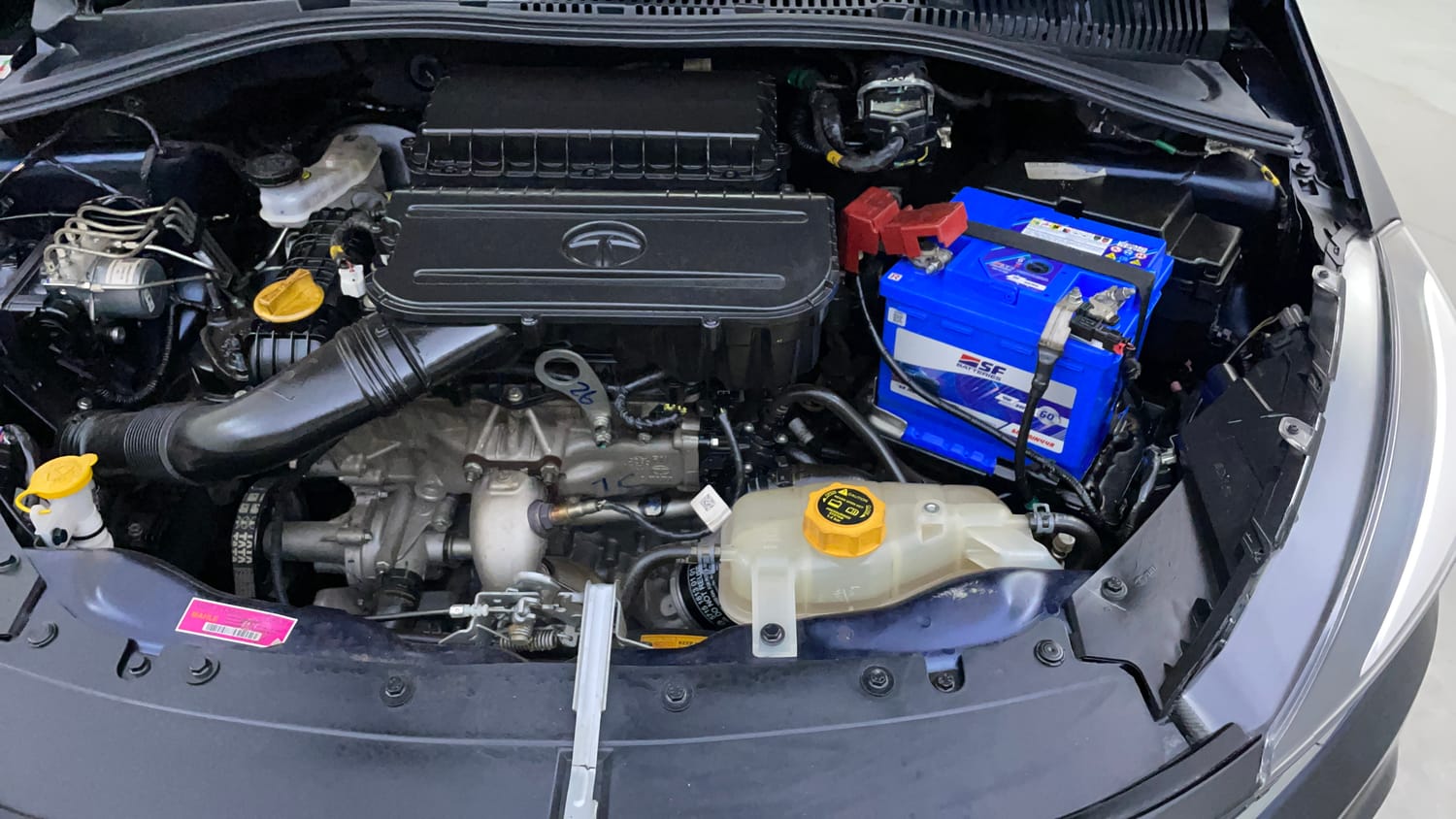 Used 2023 Tata Tigor XZ Plus Petrol Manual engine ENGINE LEFT SIDE VIEW