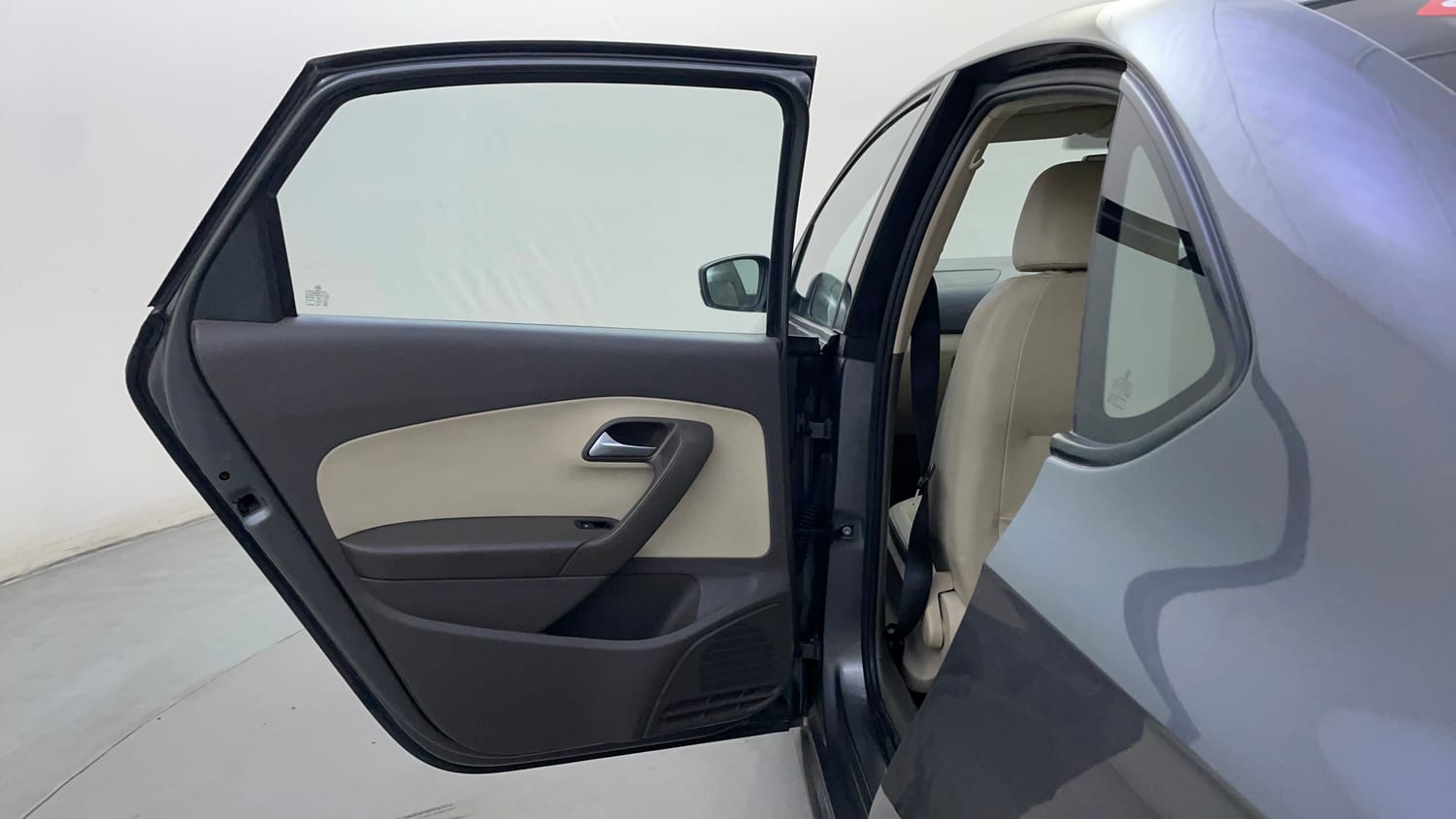 Used 2014 Volkswagen Vento Highline Petrol Petrol Manual interior LEFT REAR DOOR OPEN VIEW