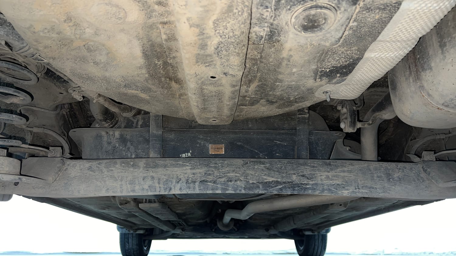 Used 2025 Hyundai Grand i10 Nios Sportz (O) 1.2 Kappa VTVT Petrol Manual extra REAR UNDERBODY VIEW (TAKEN FROM REAR)