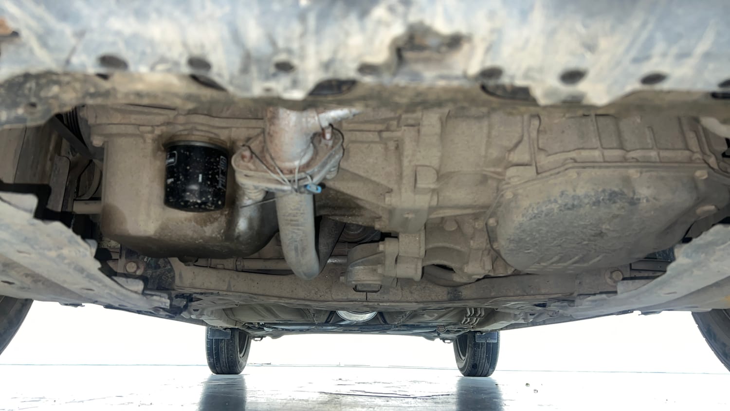 Used 2019 Maruti Suzuki Baleno Delta Automatic Petrol Automatic extra FRONT LEFT UNDERBODY VIEW