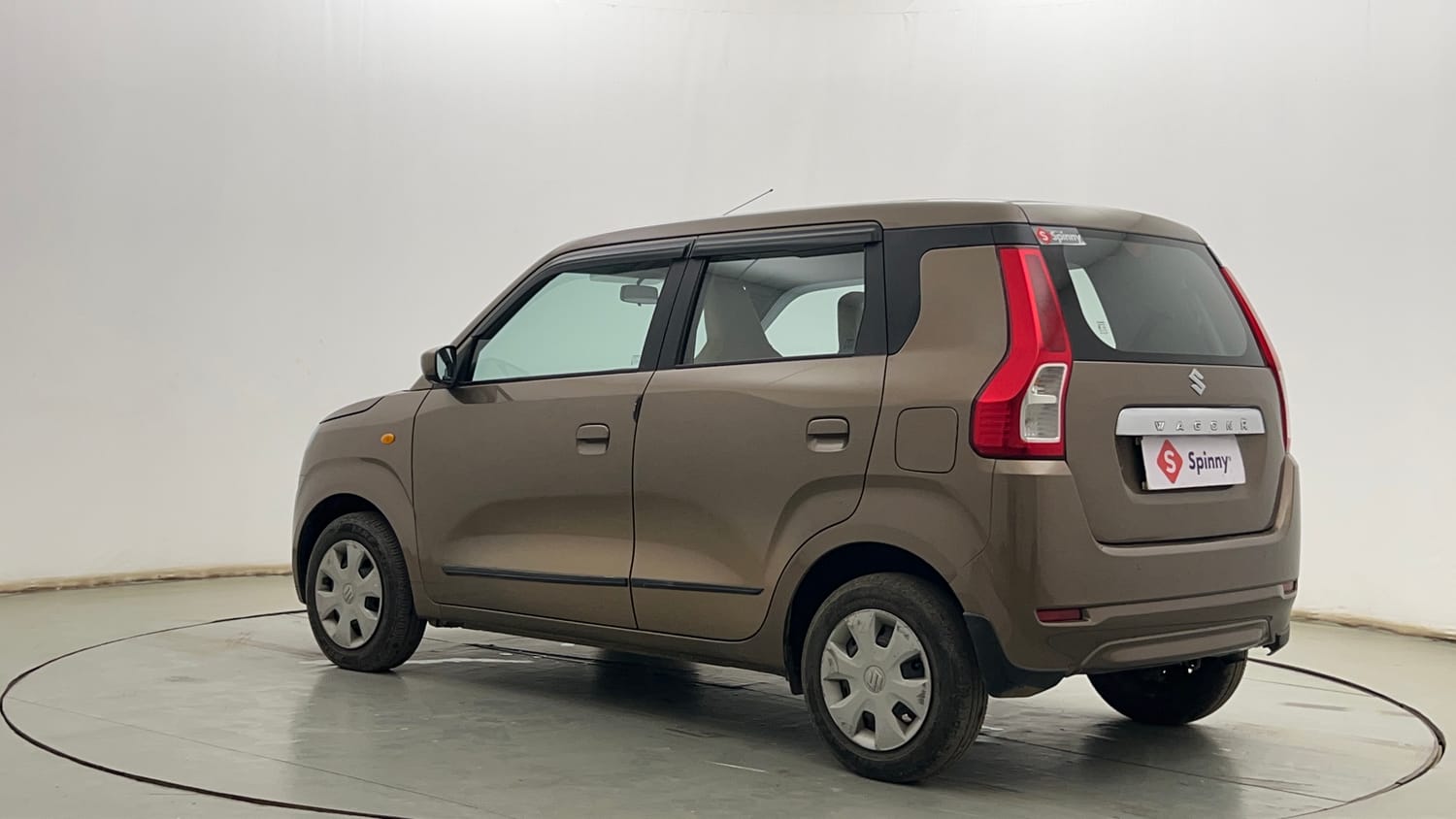 Used 2019 Maruti Suzuki Wagon R VXi 1.2 AMT Petrol Automatic exterior LEFT REAR CORNER VIEW