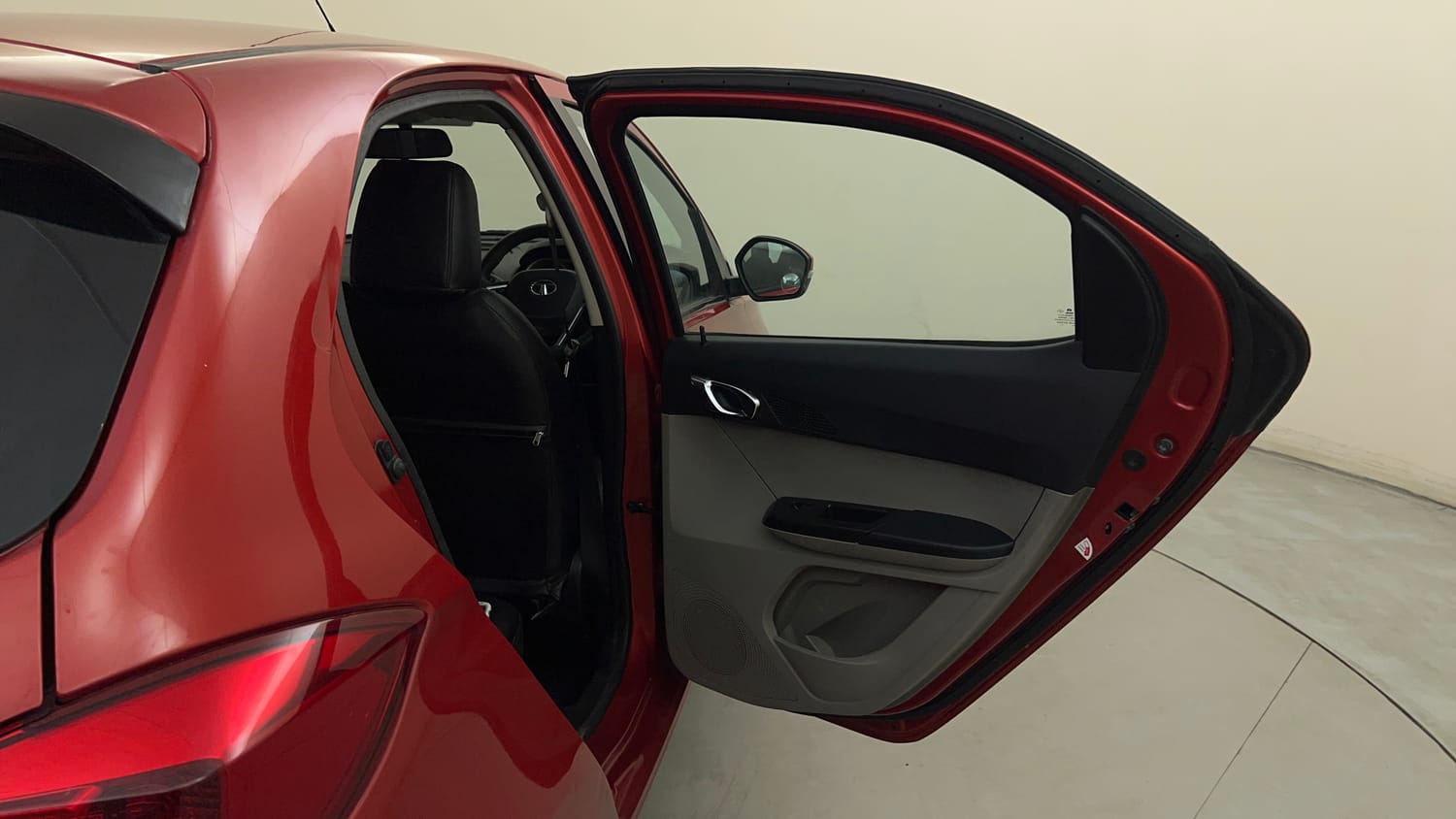 Used 2018 Tata Tiago Revotron XZA Petrol Automatic interior RIGHT REAR DOOR OPEN VIEW