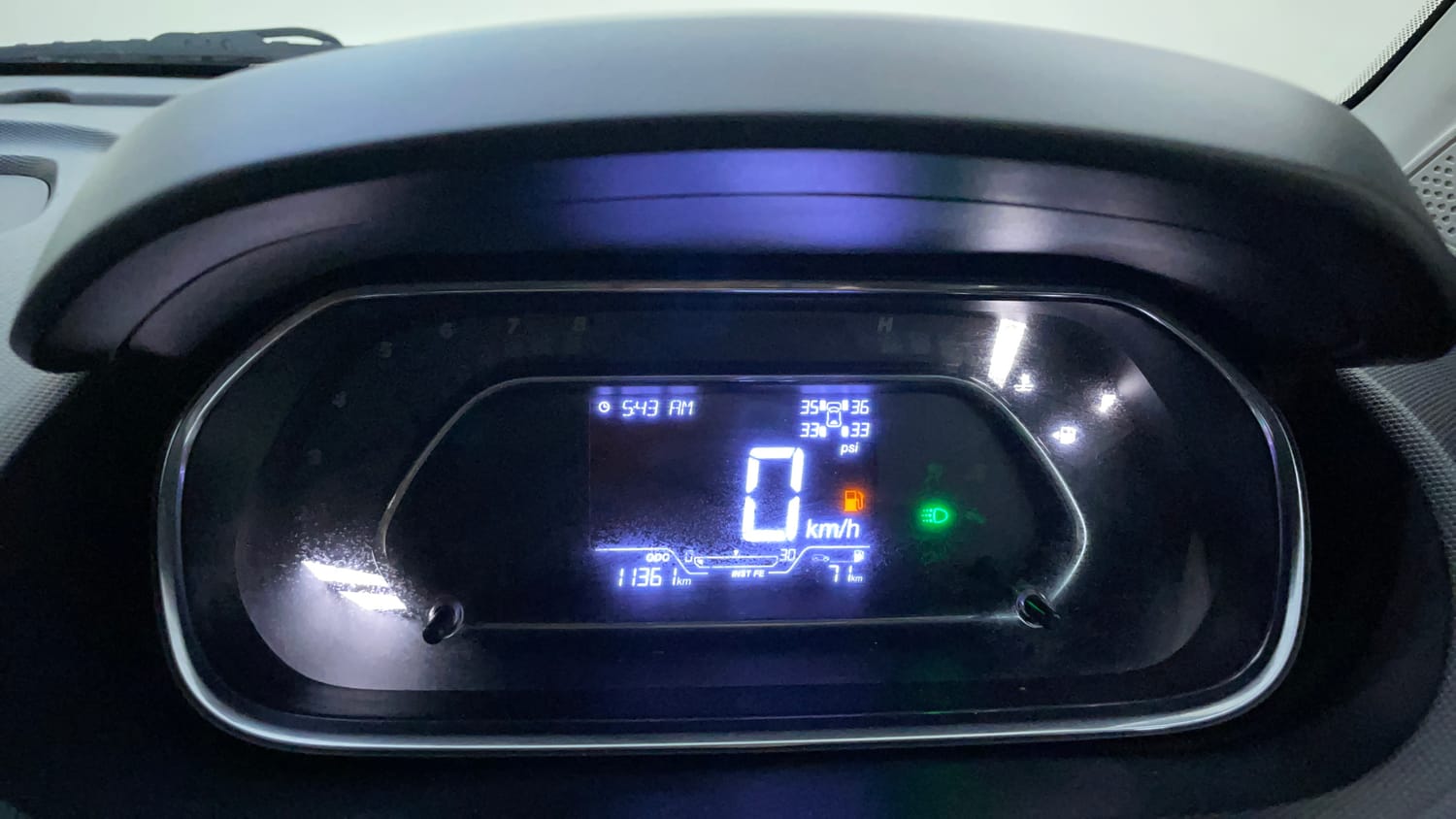 Used 2023 Tata Tigor XZ Plus Petrol Manual interior CLUSTERMETER VIEW