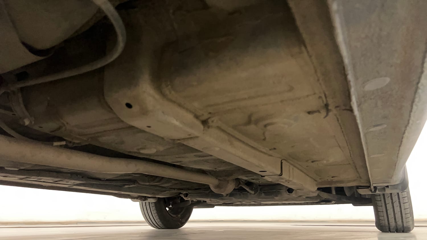 Used 2023 Hyundai Grand i10 Nios Magna 1.2 Kappa VTVT Petrol Manual extra REAR RIGHT UNDERBODY VIEW