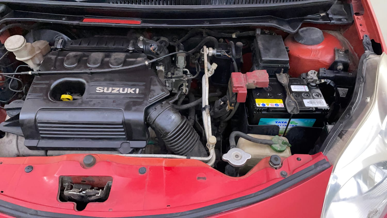 Used 2013 Maruti Suzuki A-Star Vxi Petrol Manual engine ENGINE LEFT SIDE VIEW