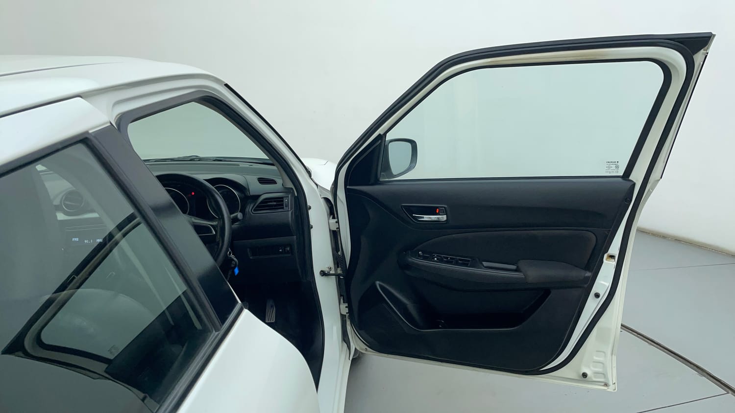 Used 2018 Maruti Suzuki Swift VXi Petrol Manual interior RIGHT FRONT DOOR OPEN VIEW