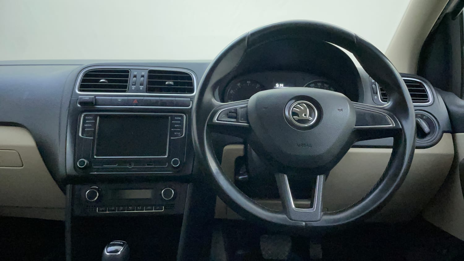 Used 2019 Skoda Rapid Ambition 1.6 MPI AT Petrol Automatic interior STEERING VIEW