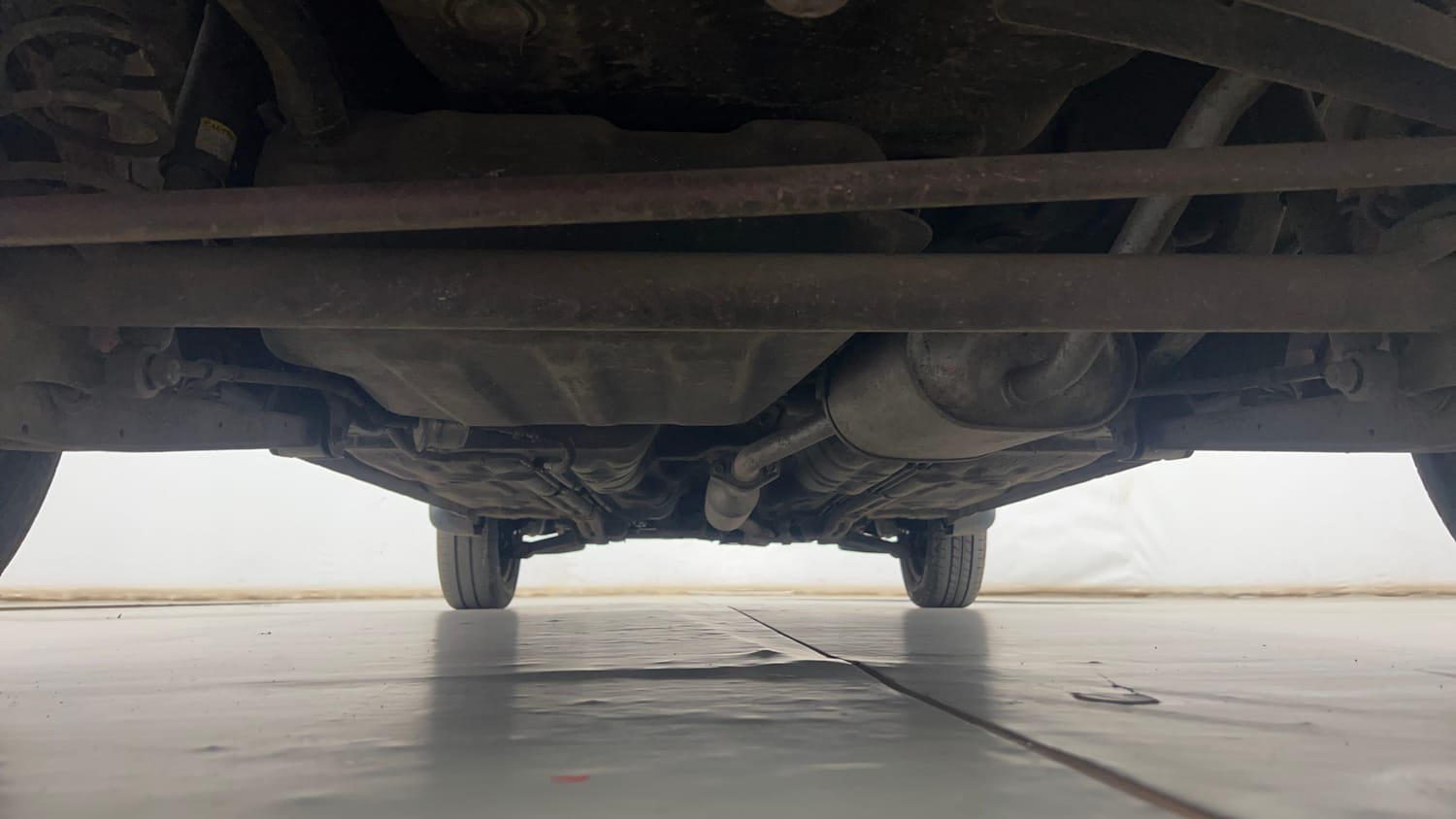 Used 2016 Maruti Suzuki Alto K10 VXi AMT Petrol Automatic extra REAR UNDERBODY VIEW (TAKEN FROM REAR)
