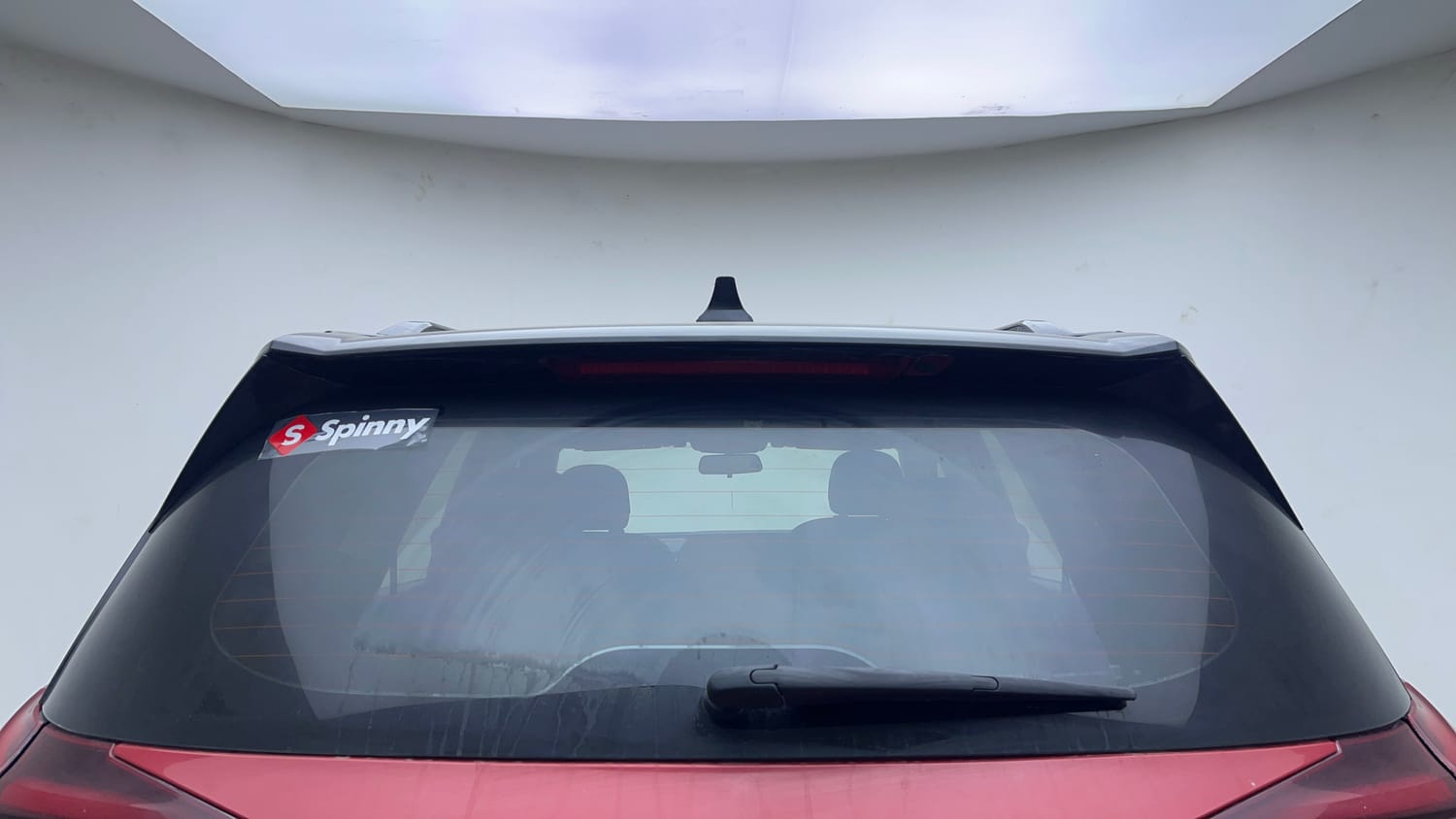 Used 2024 Mahindra XUV700 AX 5 Petrol AT 5 STR Petrol Automatic exterior BACK WINDSHIELD VIEW