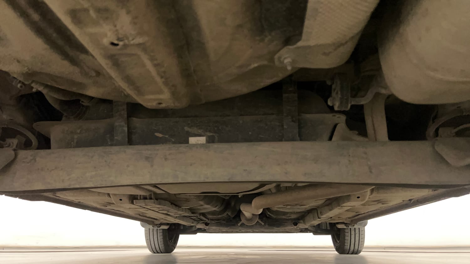 Used 2023 Hyundai Grand i10 Nios Magna 1.2 Kappa VTVT Petrol Manual extra REAR UNDERBODY VIEW (TAKEN FROM REAR)