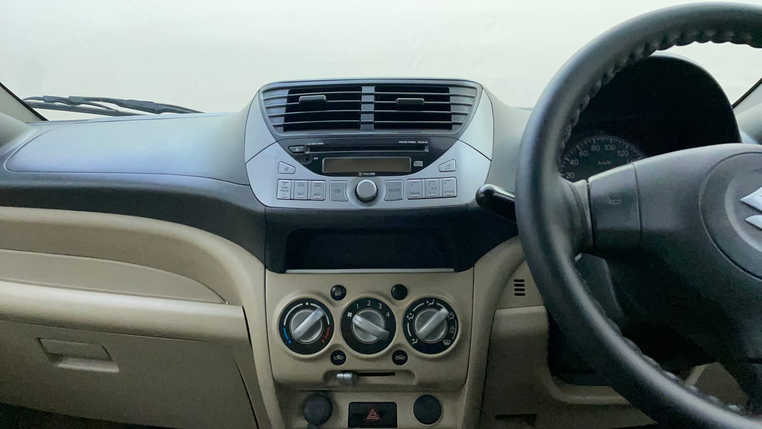 Used 2013 Maruti Suzuki A-Star Vxi Petrol Manual interior MUSIC SYSTEM & AC CONTROL VIEW