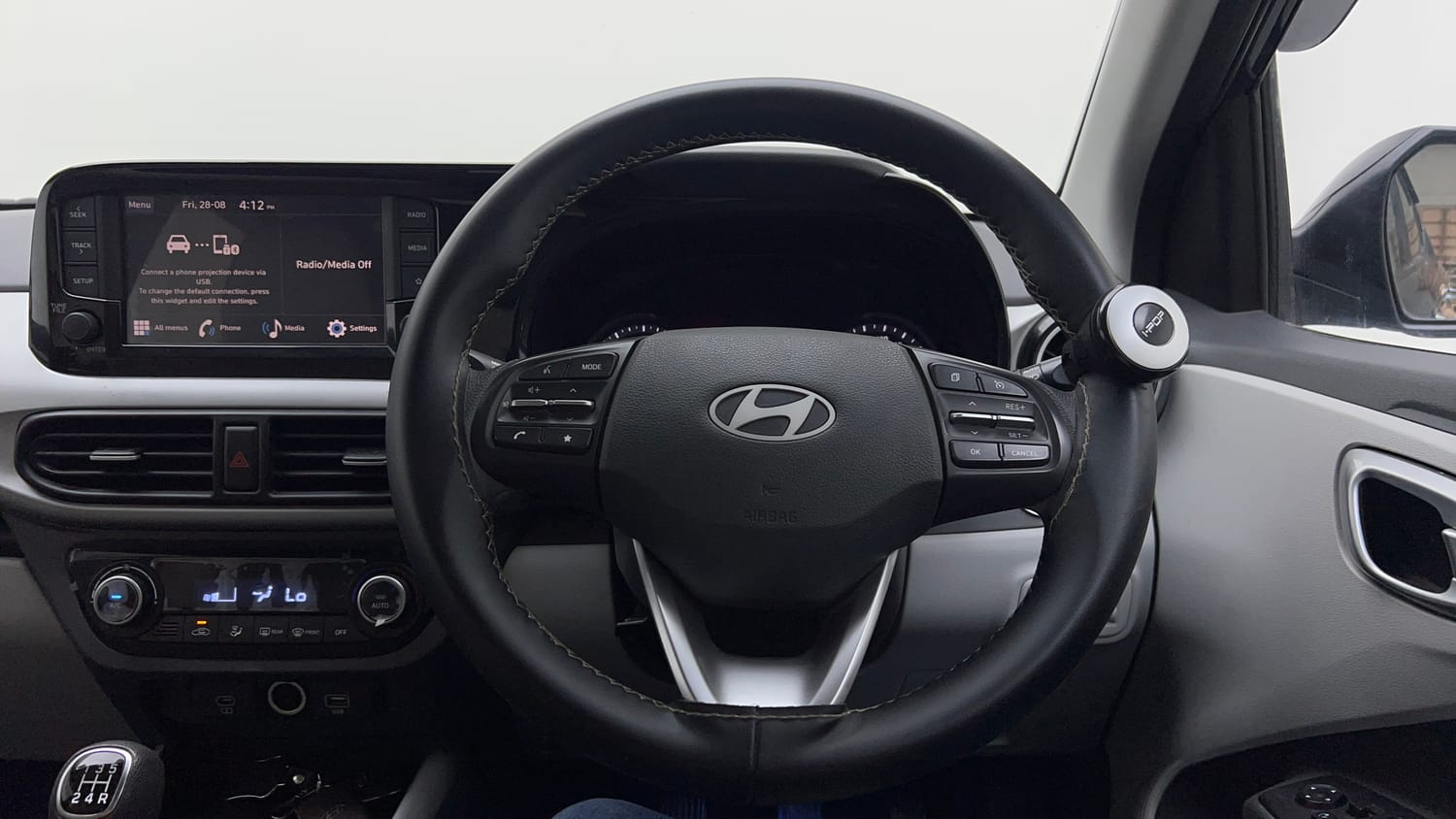 Used 2025 Hyundai Grand i10 Nios Sportz (O) 1.2 Kappa VTVT Petrol Manual interior STEERING VIEW