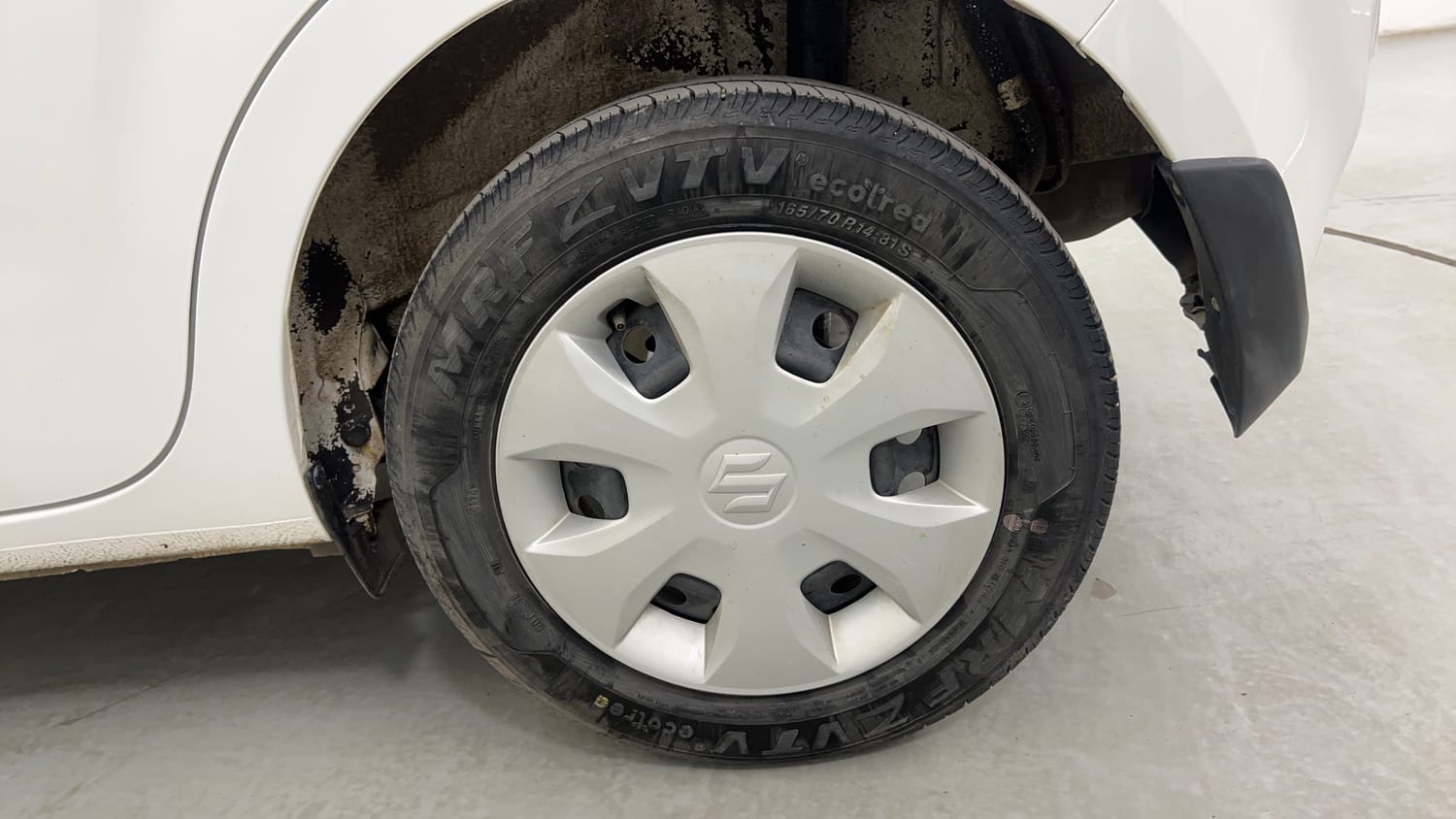 Used 2024 Maruti Suzuki Wagon R VXI 1.0 AGS Petrol Automatic tyres LEFT REAR TYRE RIM VIEW