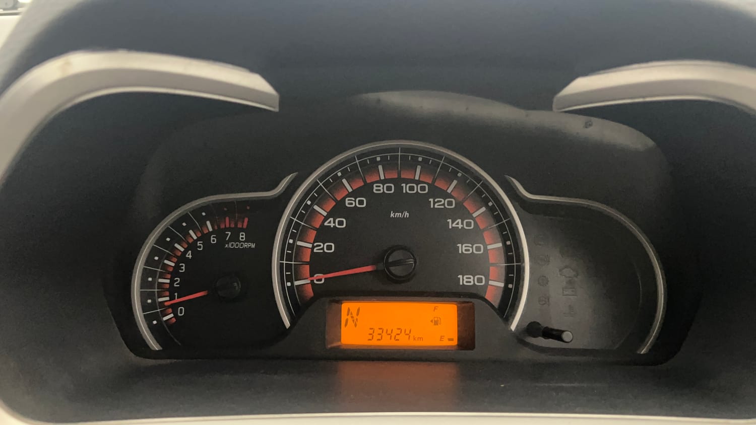 Used 2016 Maruti Suzuki Alto K10 VXi AMT Petrol Automatic interior CLUSTERMETER VIEW