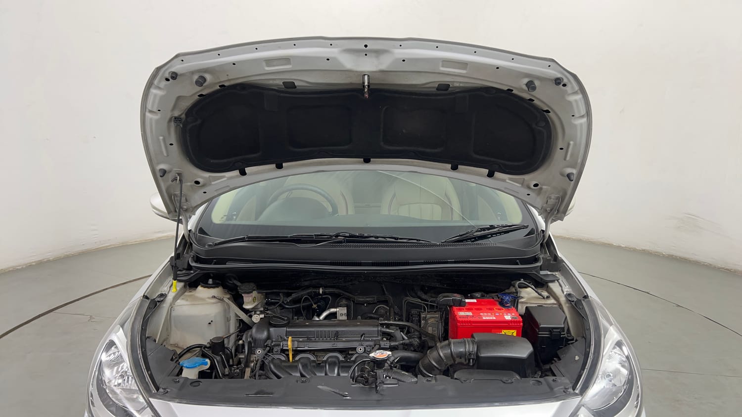 Used 2012 Hyundai Verna Fluidic 1.6 VTVT SX Petrol Manual engine ENGINE & BONNET OPEN FRONT VIEW