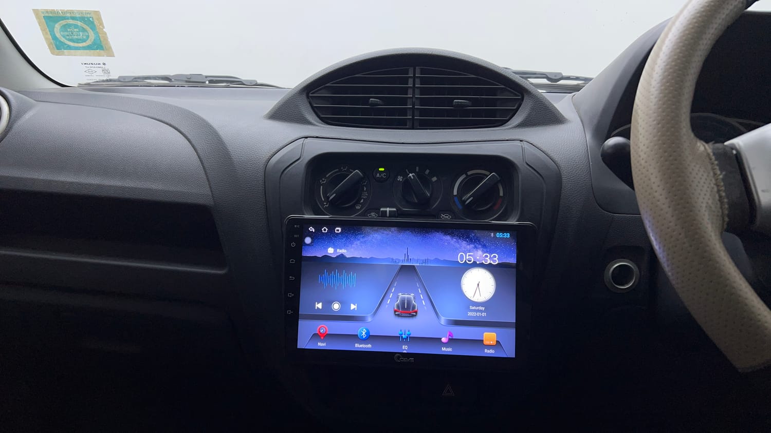 Used 2019 Maruti Suzuki Alto 800 LXi Petrol Manual interior MUSIC SYSTEM & AC CONTROL VIEW