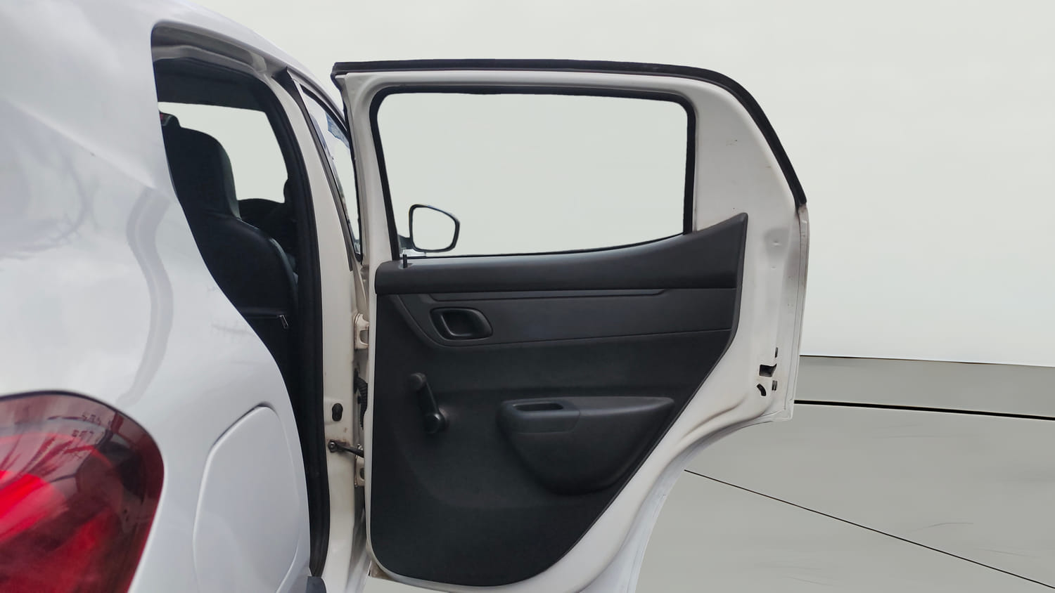 Used 2017 Renault Kwid 1.0 RXT AMT Opt Petrol Automatic interior RIGHT REAR DOOR OPEN VIEW