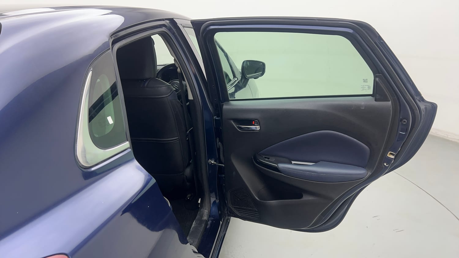 Used 2022 Maruti Suzuki Baleno Alpha MT Petrol Manual interior RIGHT REAR DOOR OPEN VIEW