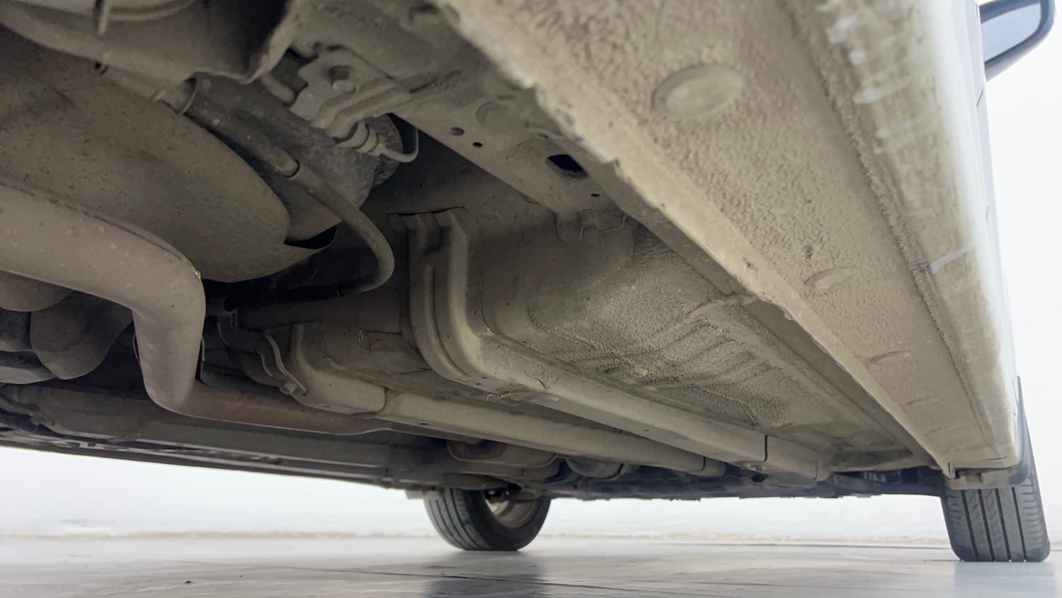 Used 2012 Hyundai Verna Fluidic 1.6 VTVT SX Petrol Manual extra REAR RIGHT UNDERBODY VIEW