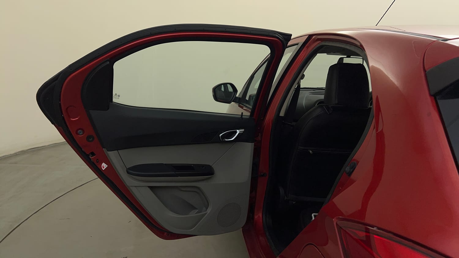 Used 2018 Tata Tiago Revotron XZA Petrol Automatic interior LEFT REAR DOOR OPEN VIEW