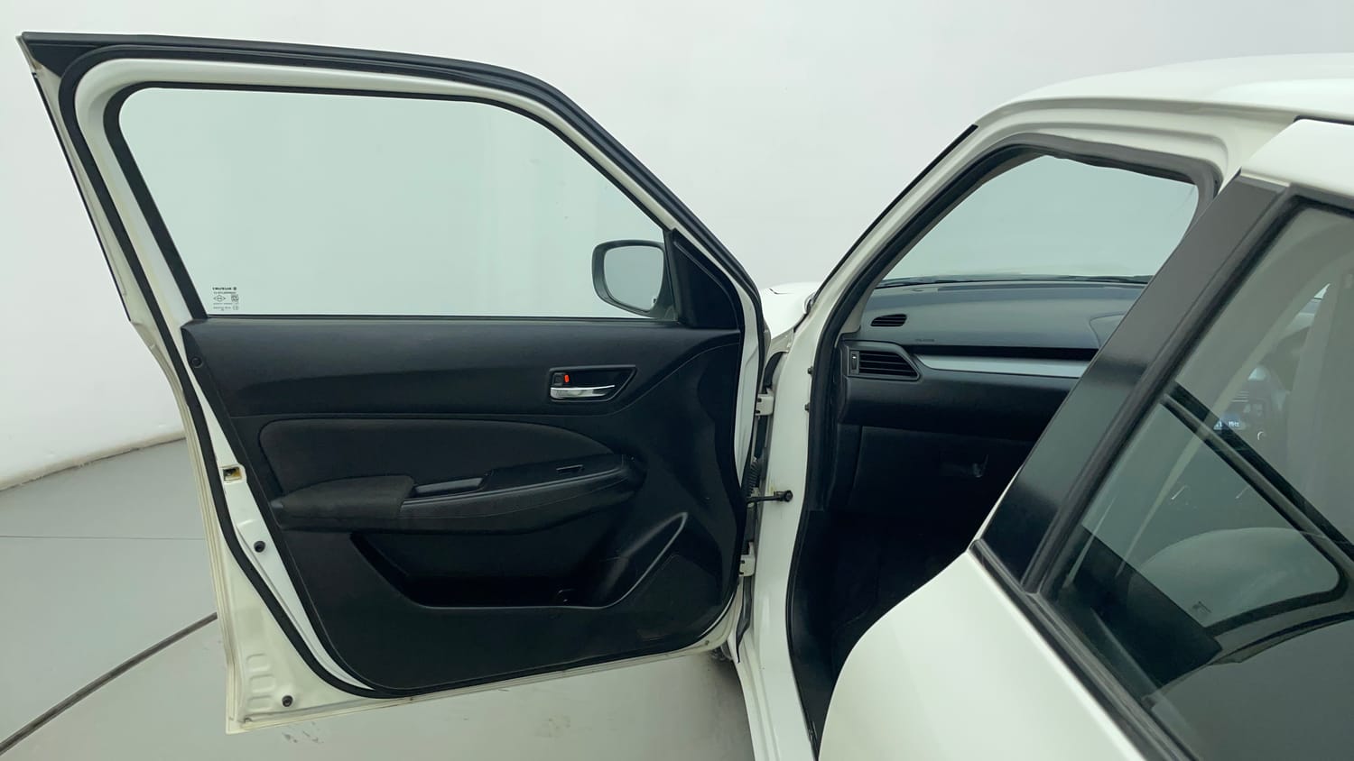 Used 2018 Maruti Suzuki Swift VXi Petrol Manual interior LEFT FRONT DOOR OPEN VIEW