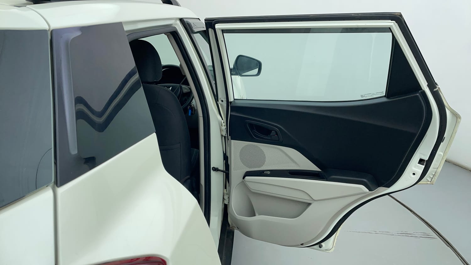 Used 2023 Mahindra XUV 300 W6 1.2 Petrol AMT Petrol Automatic interior RIGHT REAR DOOR OPEN VIEW