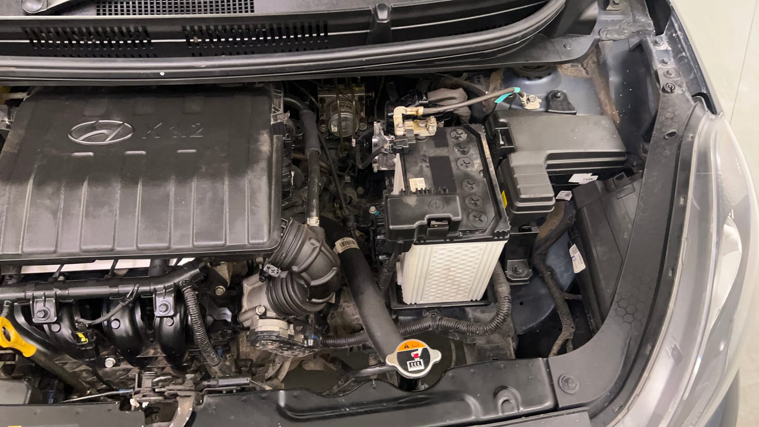 Used 2023 Hyundai Grand i10 Nios Magna 1.2 Kappa VTVT Petrol Manual engine ENGINE LEFT SIDE VIEW