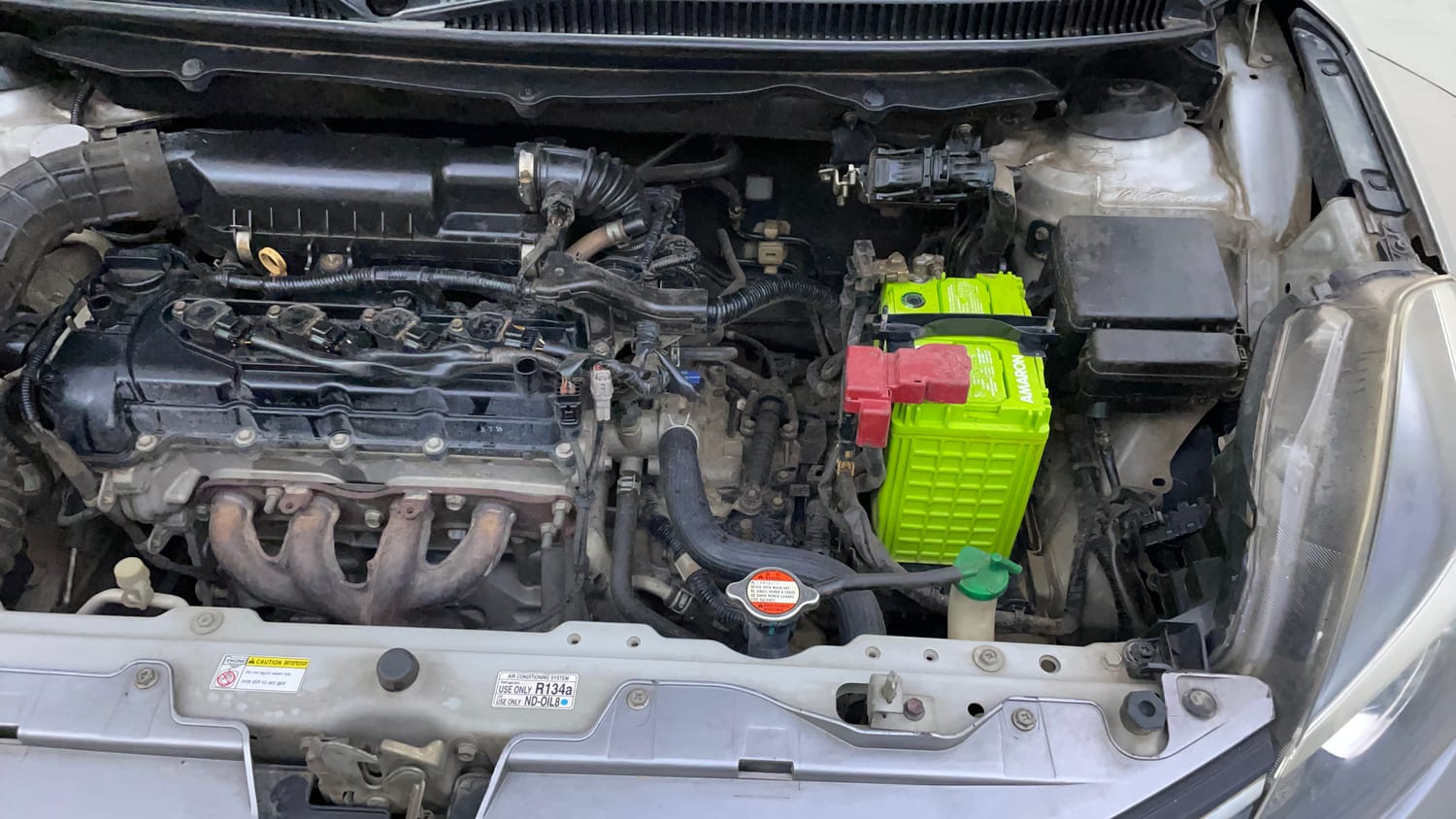 Used 2018 Maruti Suzuki Baleno Alpha 1.2 AT Petrol Automatic engine ENGINE LEFT SIDE VIEW