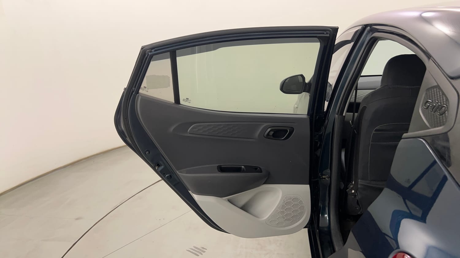 Used 2023 Hyundai Grand i10 Nios Magna 1.2 Kappa VTVT Petrol Manual interior LEFT REAR DOOR OPEN VIEW