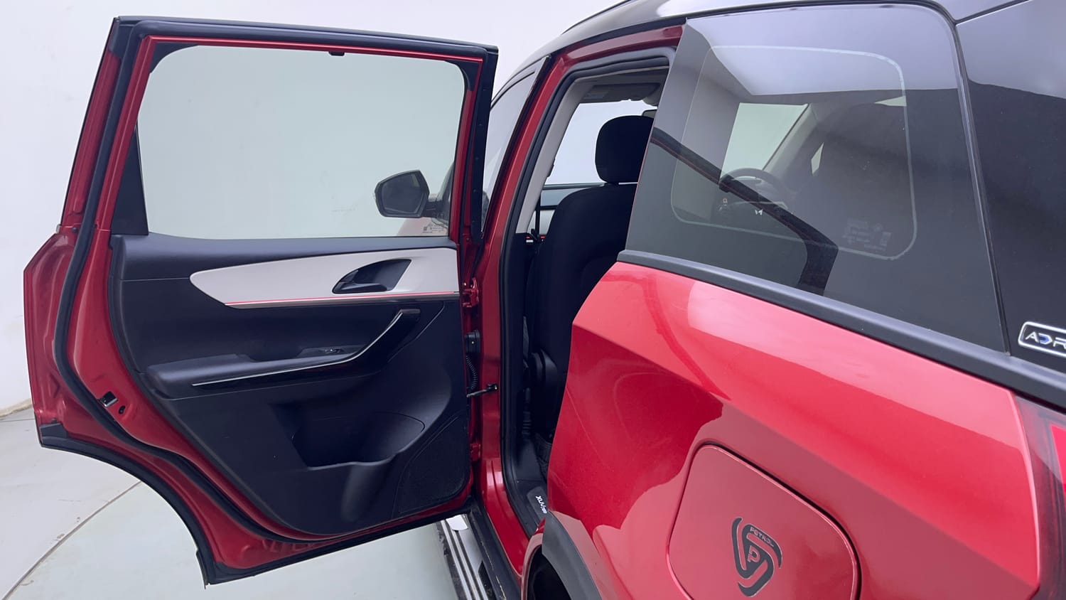 Used 2024 Mahindra XUV700 AX 5 Petrol AT 5 STR Petrol Automatic interior LEFT REAR DOOR OPEN VIEW