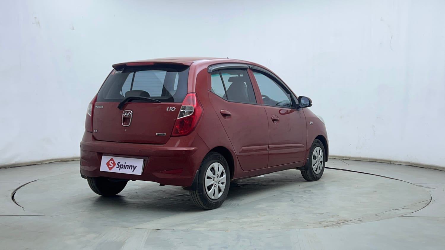 Used 2012 Hyundai i10 Sportz 1.2 Kappa2 Petrol Manual exterior RIGHT REAR CORNER VIEW
