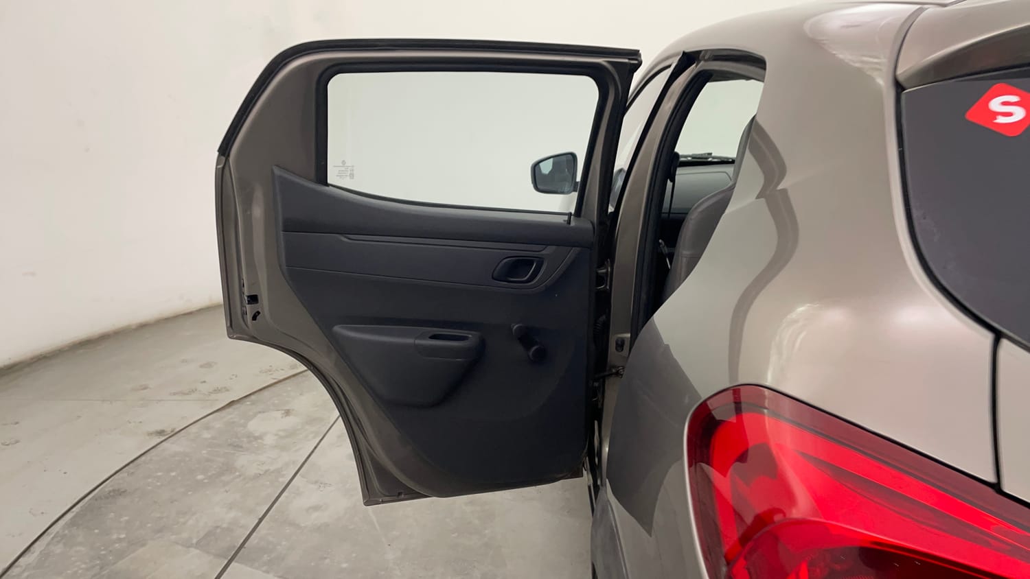 Used 2016 Renault Kwid RXT Petrol Manual interior LEFT REAR DOOR OPEN VIEW