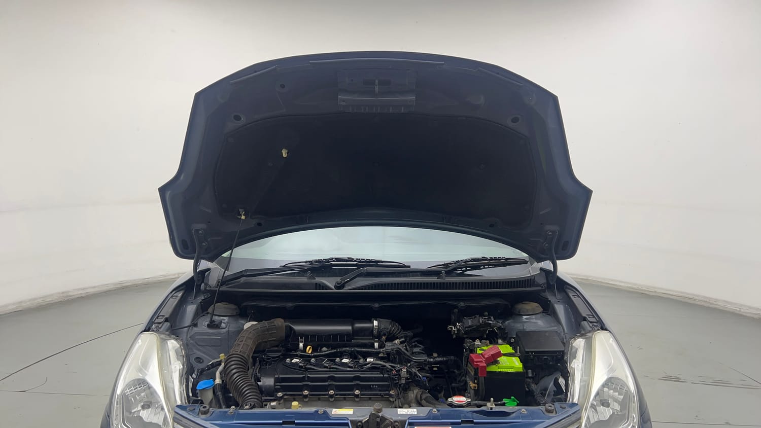 Used 2016 Maruti Suzuki Baleno Delta 1.2 Petrol Manual engine ENGINE & BONNET OPEN FRONT VIEW