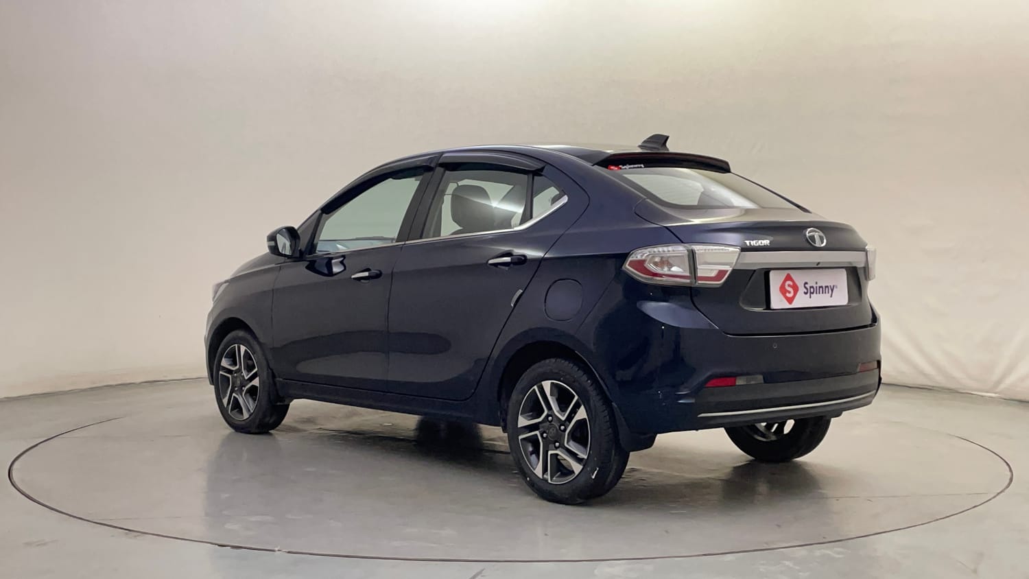 Used 2020 Tata Tigor XZ Plus Petrol Manual exterior LEFT REAR CORNER VIEW