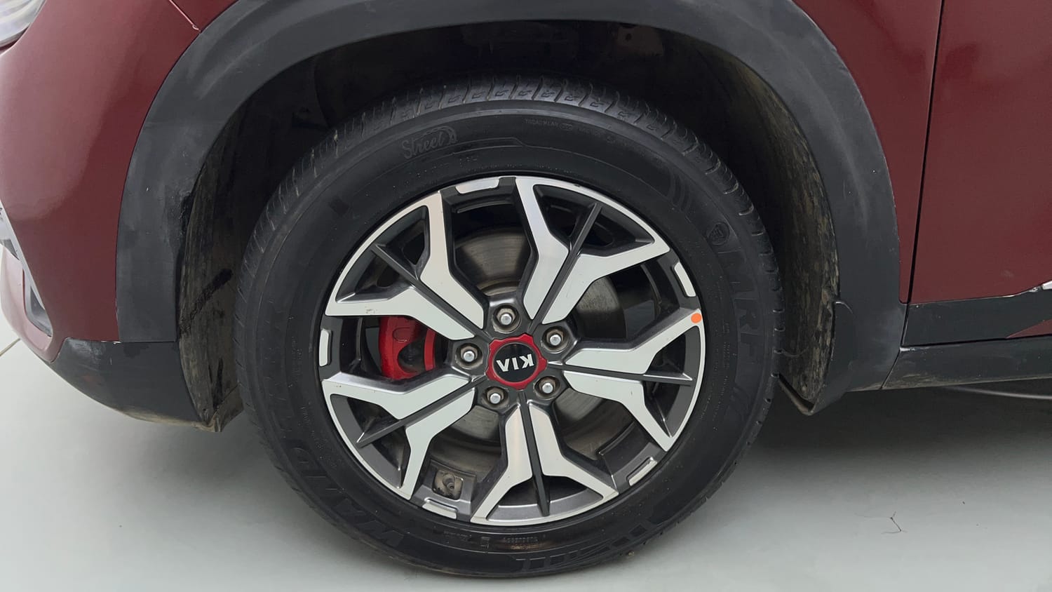 Used 2019 Kia Seltos GTX Plus 1.4 Petrol Manual tyres LEFT FRONT TYRE RIM VIEW