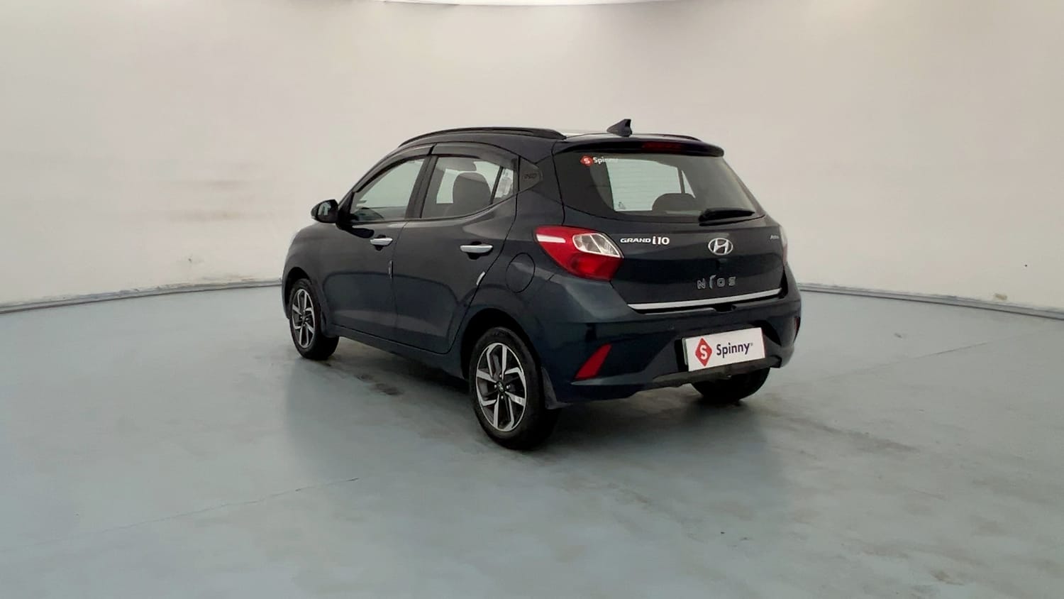Used 2022 Hyundai Grand i10 Nios Asta 1.2 Kappa VTVT Petrol Manual exterior LEFT REAR CORNER VIEW