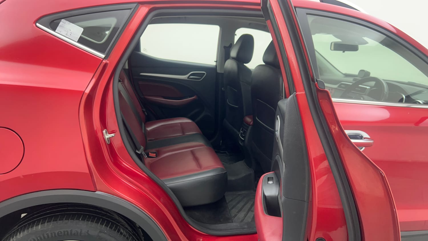 Used 2022 MG Motors Astor Savvy 1.3 Turbo AT S Red Petrol Automatic interior RIGHT SIDE REAR DOOR CABIN VIEW