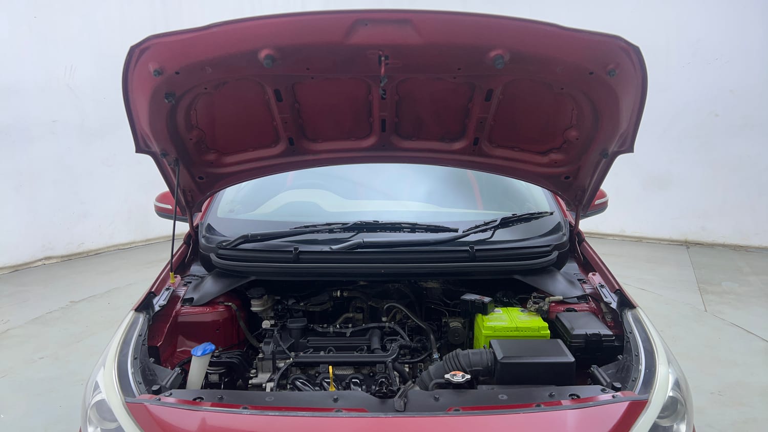 Used 2018 Hyundai Elite i20 Asta 1.2 (O) Petrol Manual engine ENGINE & BONNET OPEN FRONT VIEW