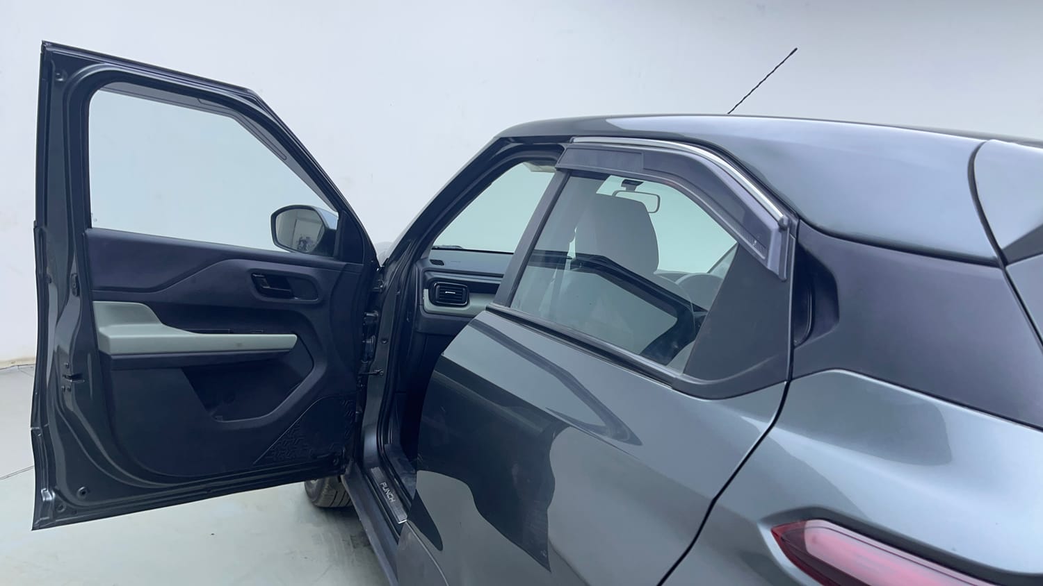 Used 2023 Tata Punch Adventure AMT Petrol Automatic interior LEFT FRONT DOOR OPEN VIEW