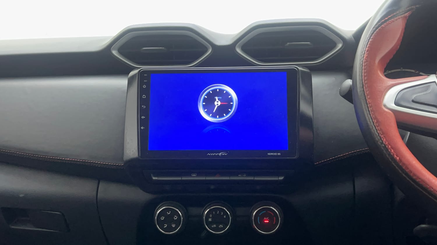 Used 2021 Nissan Magnite XE Petrol Manual interior MUSIC SYSTEM & AC CONTROL VIEW