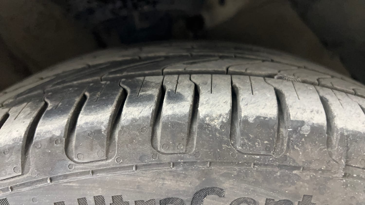 Used 2012 Hyundai Verna Fluidic 1.6 VTVT SX Petrol Manual tyres RIGHT FRONT TYRE TREAD VIEW