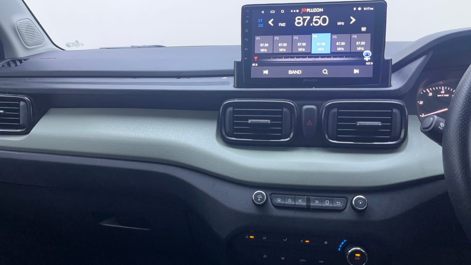 Used 2023 Tata Punch Adventure AMT Petrol Automatic interior MUSIC SYSTEM & AC CONTROL VIEW