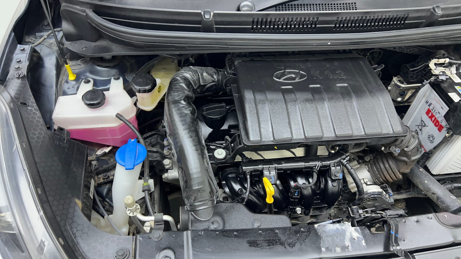 Used 2025 Hyundai Grand i10 Nios Sportz (O) 1.2 Kappa VTVT Petrol Manual engine ENGINE RIGHT SIDE VIEW