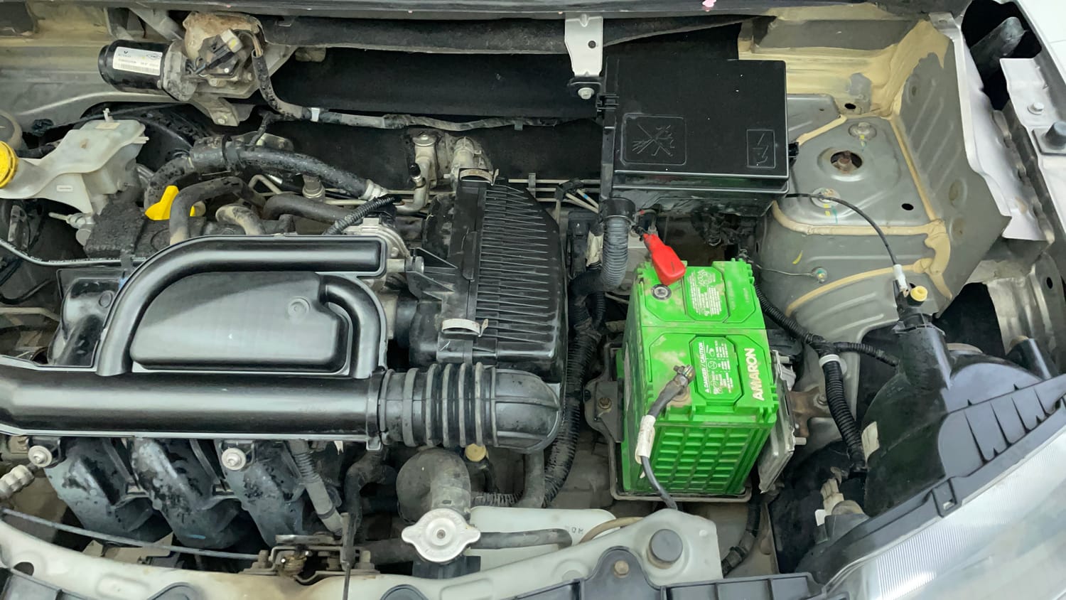 Used 2019 Renault Kwid RXT (O) 1.0 SCE Edition Petrol Manual engine ENGINE LEFT SIDE VIEW