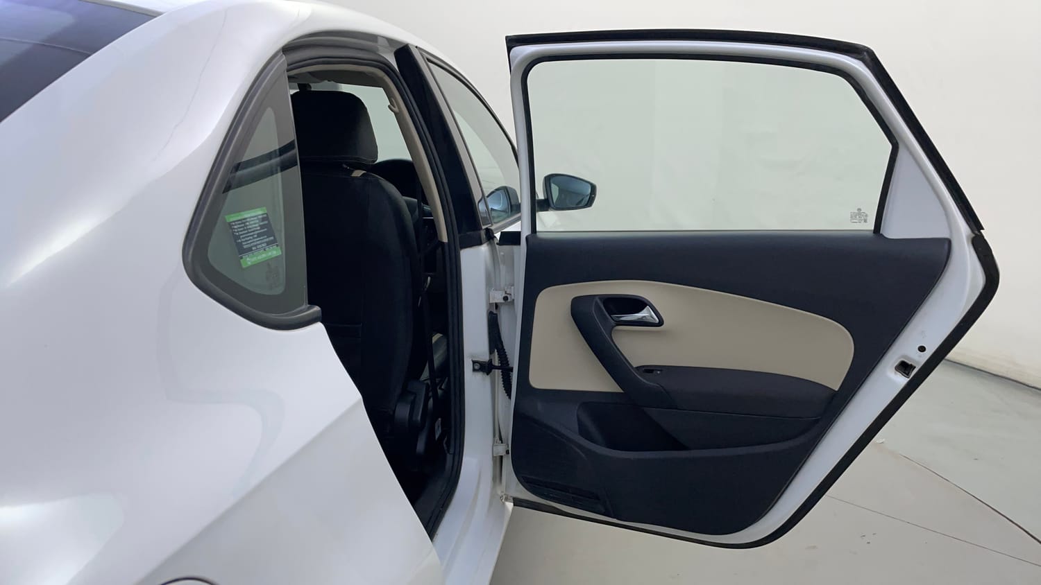 Used 2019 Skoda Rapid Ambition 1.6 MPI AT Petrol Automatic interior RIGHT REAR DOOR OPEN VIEW