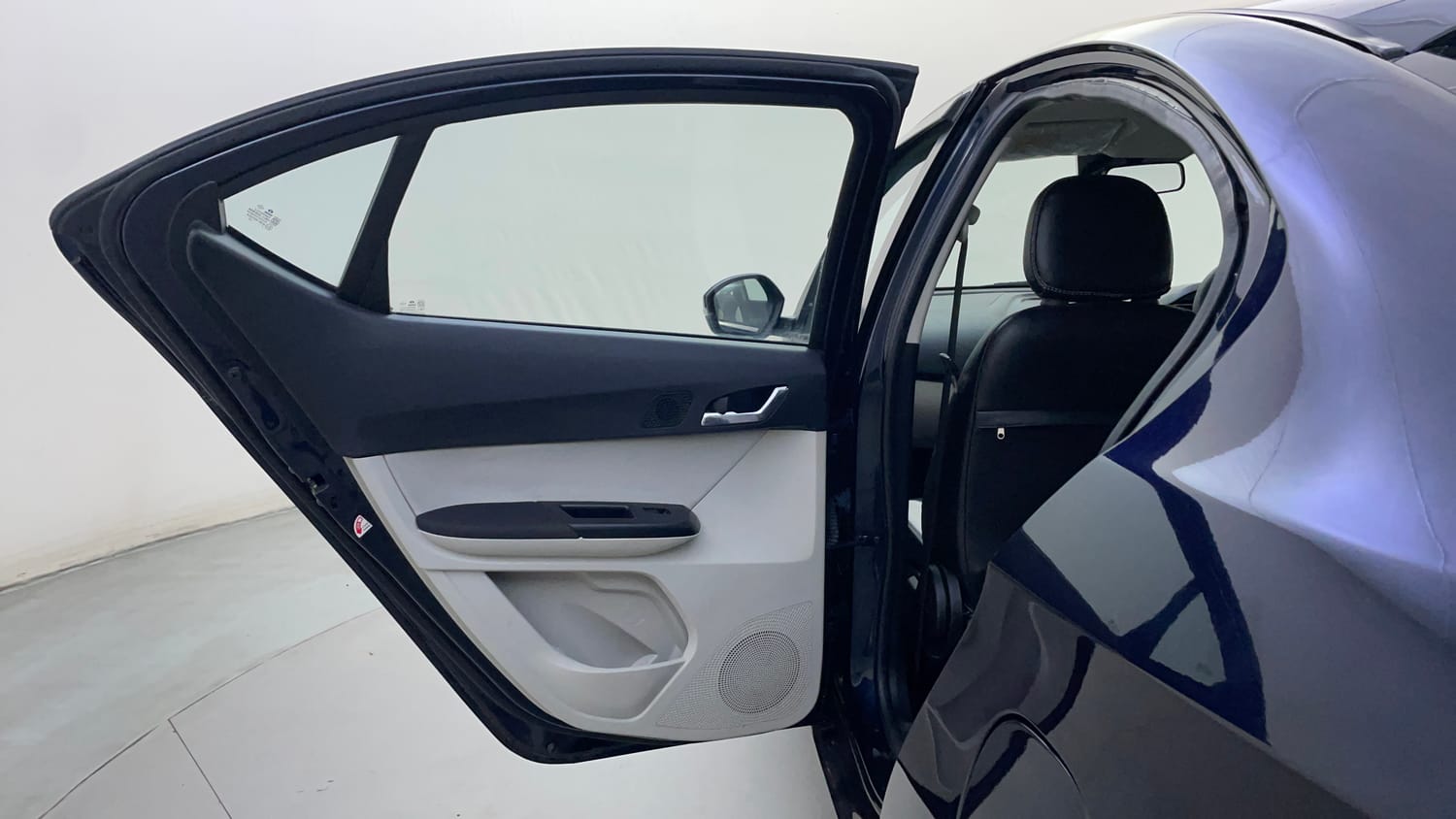 Used 2023 Tata Tigor XZ Plus Petrol Manual interior LEFT REAR DOOR OPEN VIEW