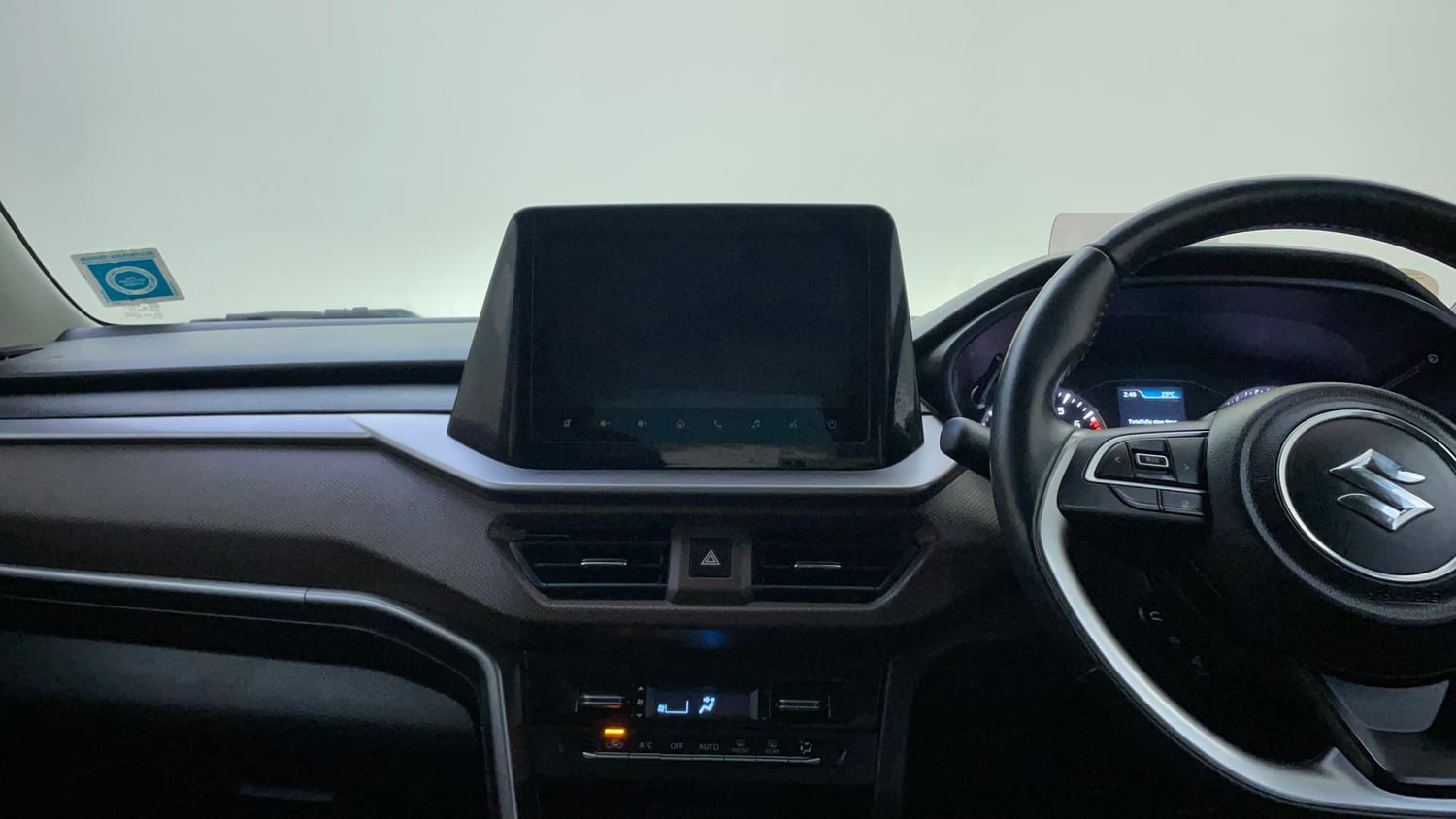 Used 2023 Maruti Suzuki Brezza ZXi Plus Petrol Manual interior MUSIC SYSTEM & AC CONTROL VIEW