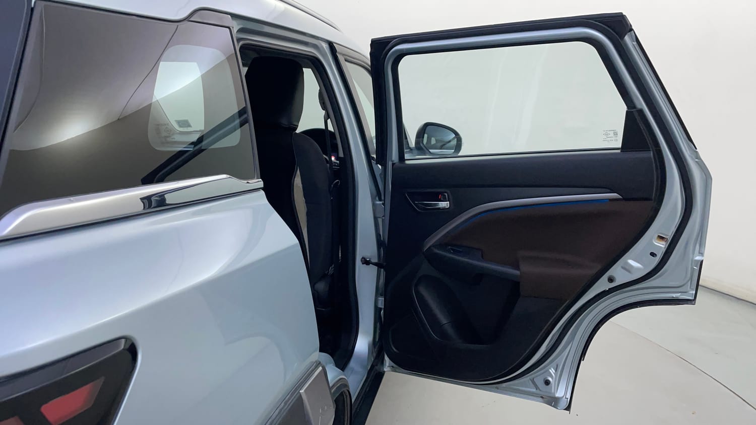 Used 2023 Maruti Suzuki Brezza ZXi Plus Petrol Manual interior RIGHT REAR DOOR OPEN VIEW