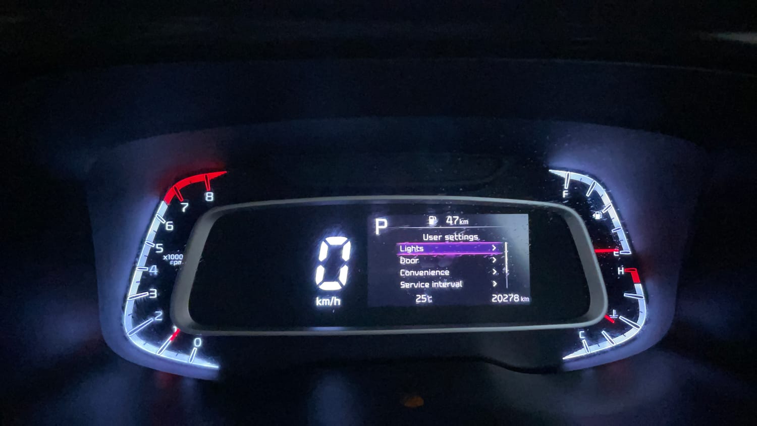 Used 2023 Kia Sonet HTX 1.0 DCT Petrol Automatic interior CLUSTERMETER VIEW