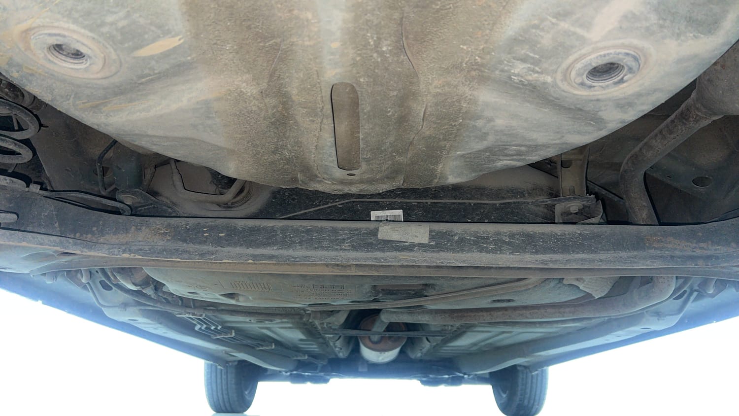 Used 2016 Maruti Suzuki Baleno Delta 1.2 Petrol Manual extra REAR UNDERBODY VIEW (TAKEN FROM REAR)